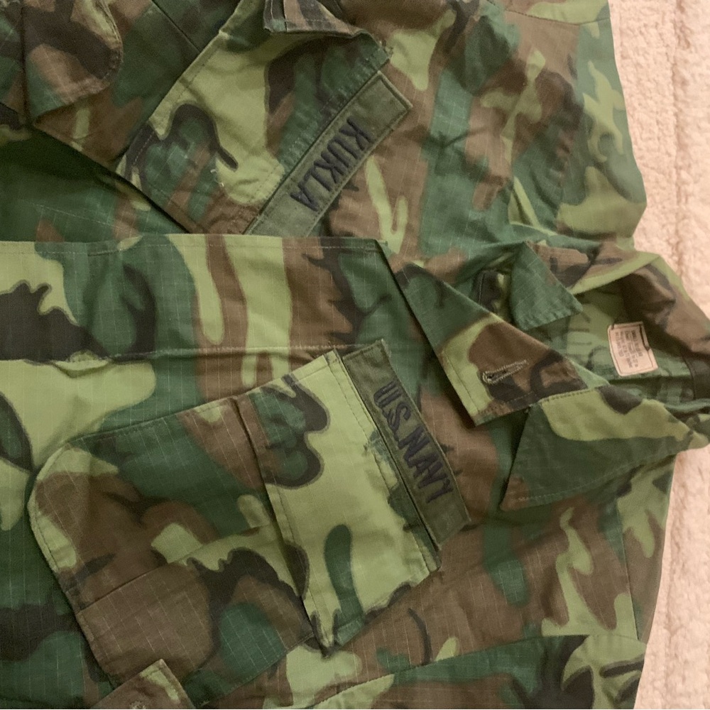 Erdl Vietnam issued navy army jacket shirt small regular issued era